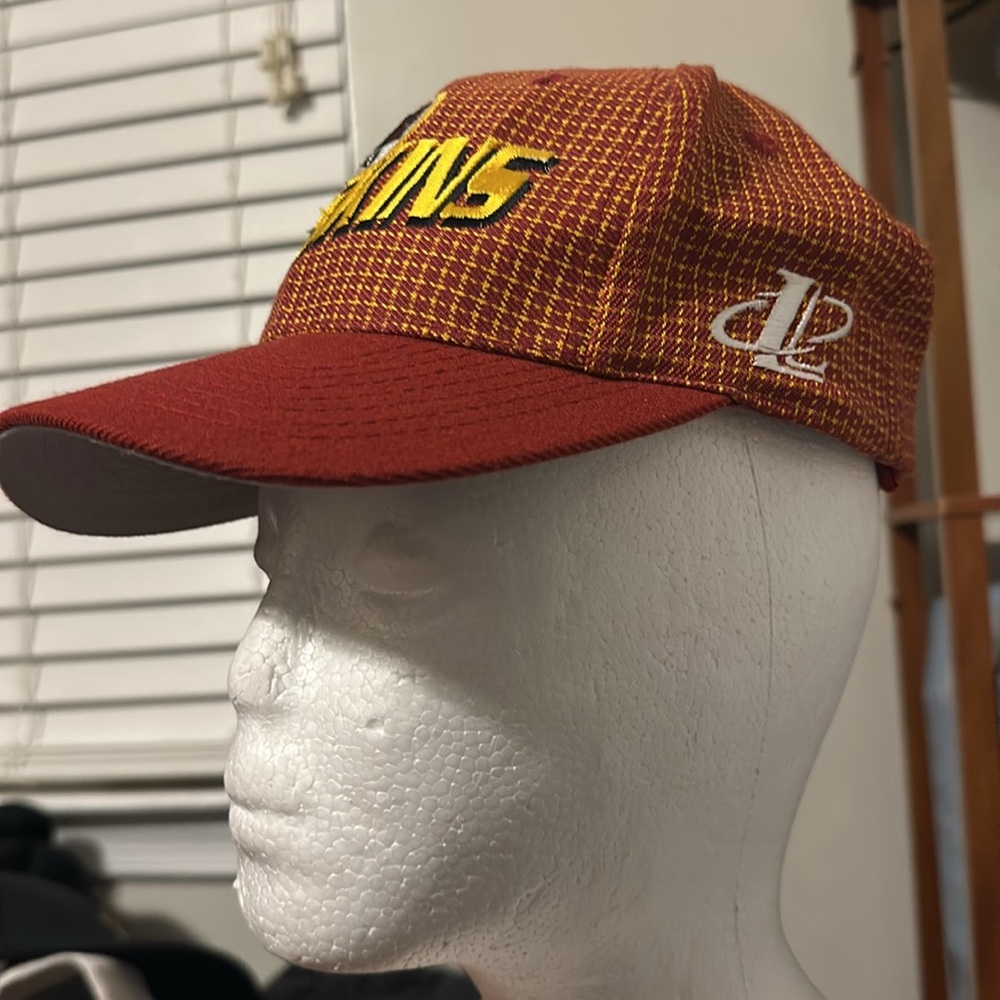 Red and Yellow Redskins Cap - Picture 2 of 3